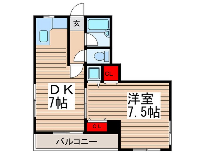 ＷＩＳＥＣＯＵＲＴの物件間取画像