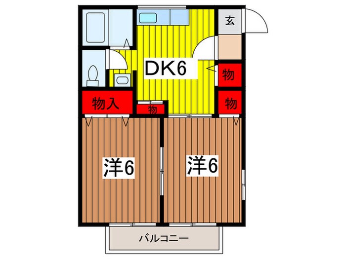 ラヴィッサン　ヴィーの物件間取画像