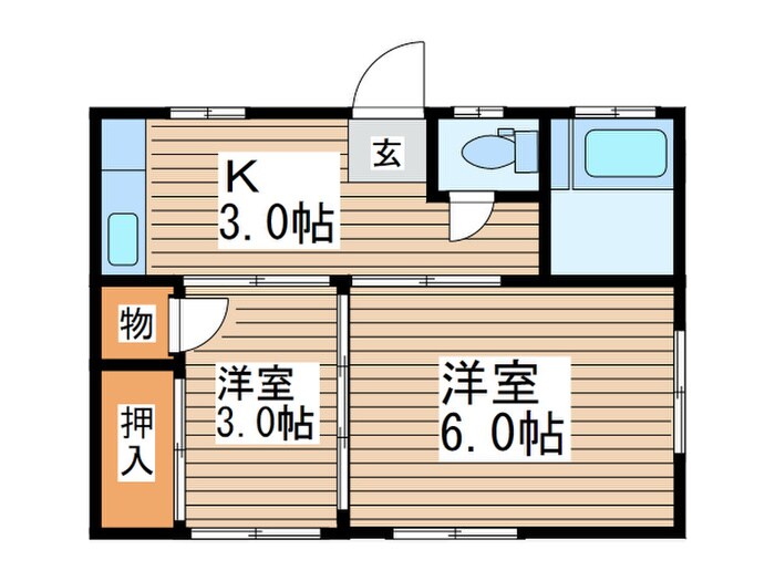 物件間取画像