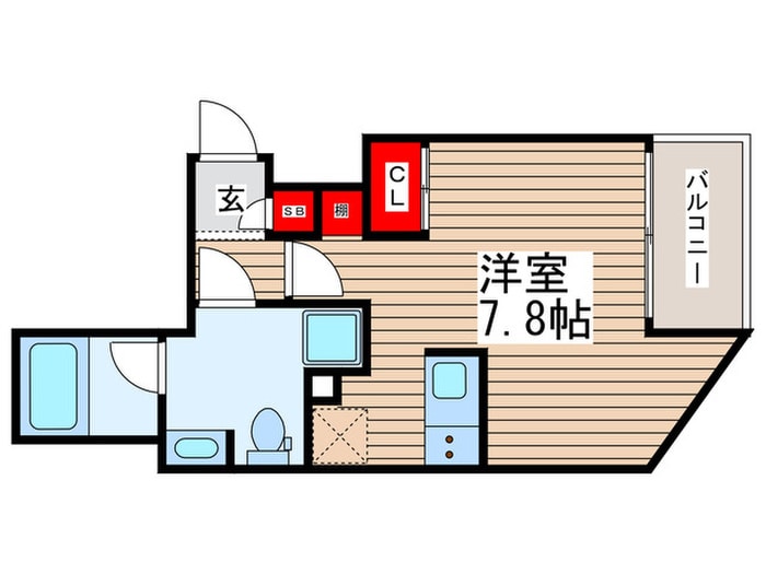 ラフィスタ墨田5丁目(205)の物件間取画像