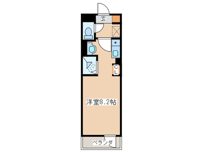 ブリティッシュコート横浜駅西口の物件間取画像