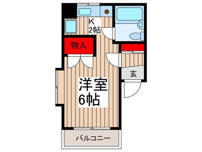 シャンブル南浦和の物件間取画像