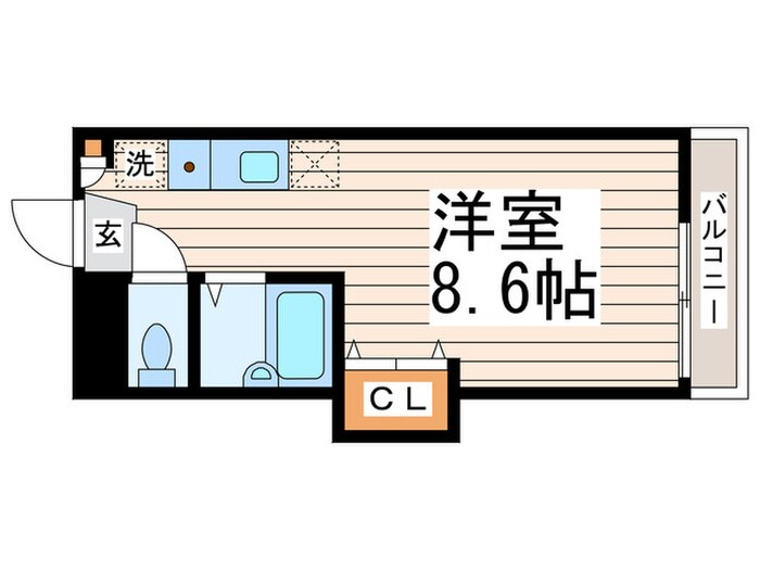 アズ－ル沼袋の物件間取画像