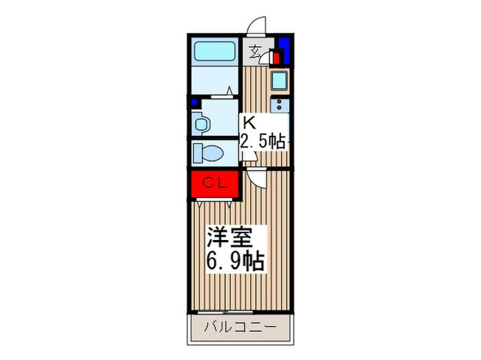 リブリ・Ａ．ｍの物件間取画像