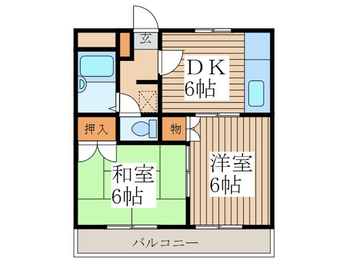 物件間取画像