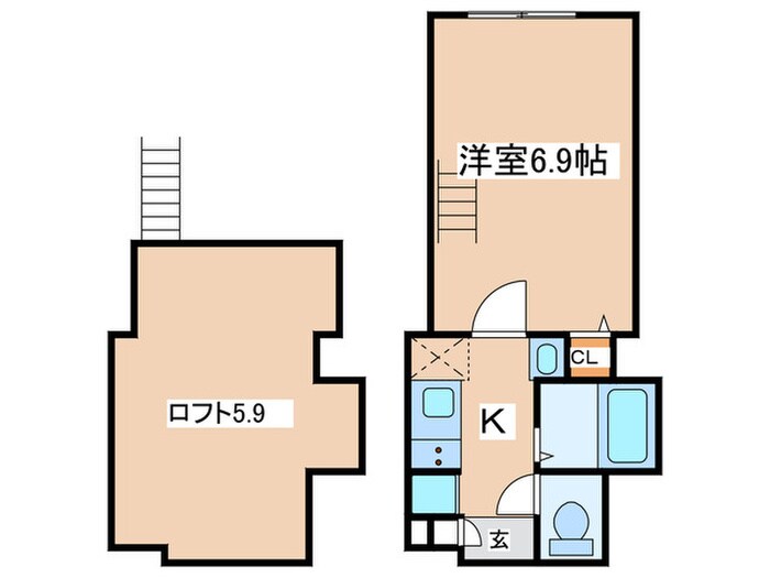 グランクオール矢向の物件間取画像