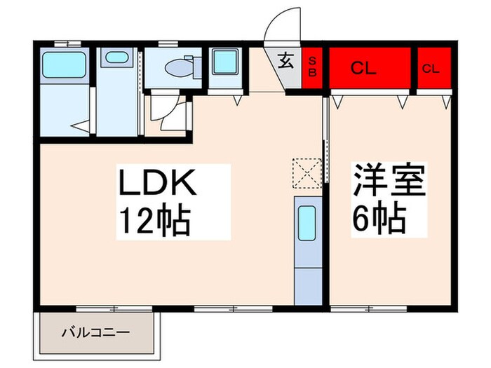 メゾンクレールの物件間取画像