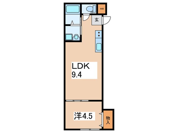 ファウンテンヒルズ新宿町の物件間取画像