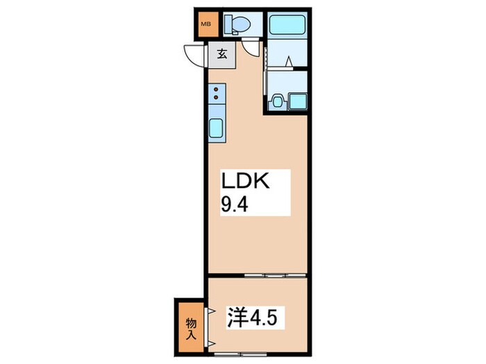 ファウンテンヒルズ新宿町の物件間取画像