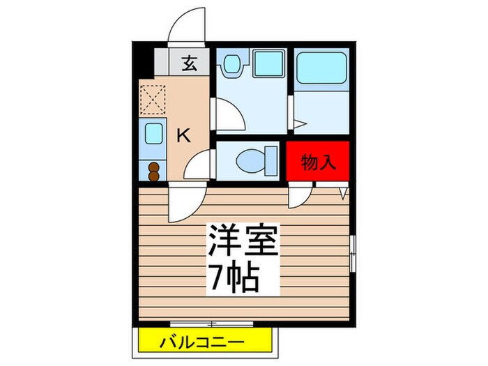 Ｍｓ いちごハウスの物件間取画像