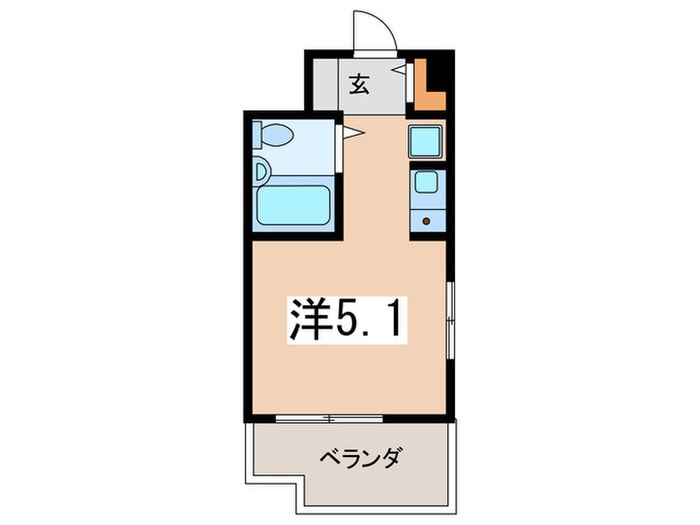 ユーコート洋光台の物件間取画像