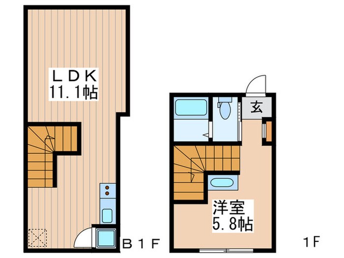 CONTEL YOTSUYAの物件間取画像