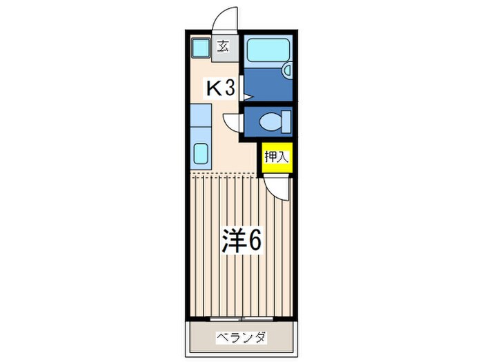 カ－サ六國の物件間取画像