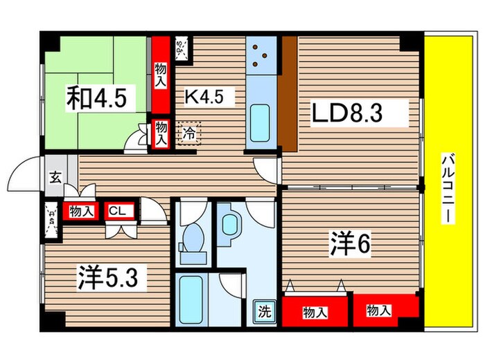 Ｔｓ ｇａｒｄｅｎ稲城の物件間取画像