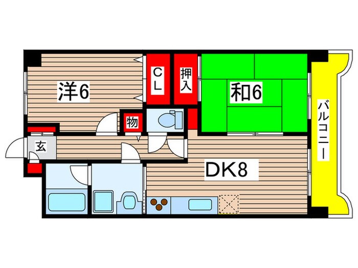 サンクレスト南砂町の物件間取画像