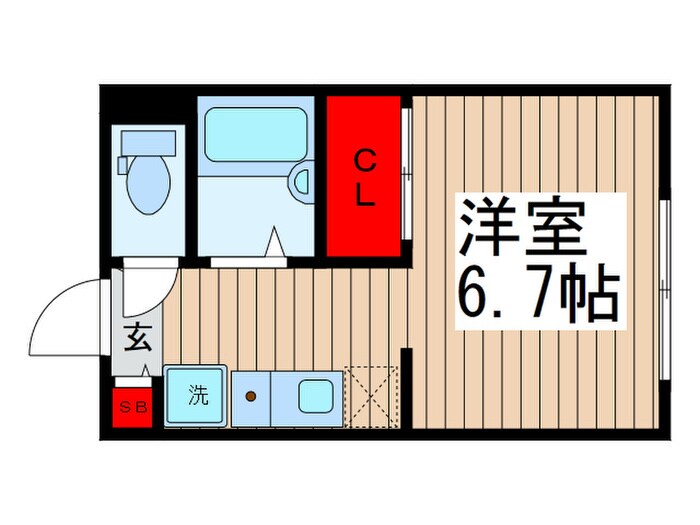 ルネコート高砂　B棟の物件間取画像