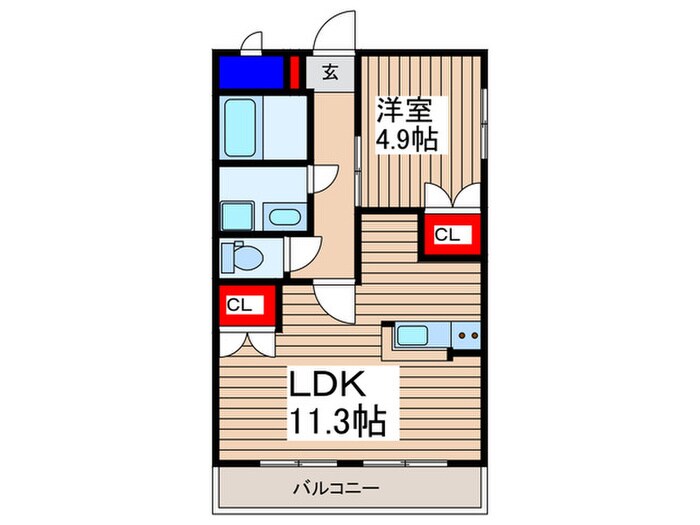 物件間取画像