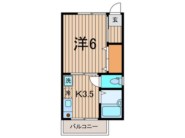 ホシハイムの物件間取画像