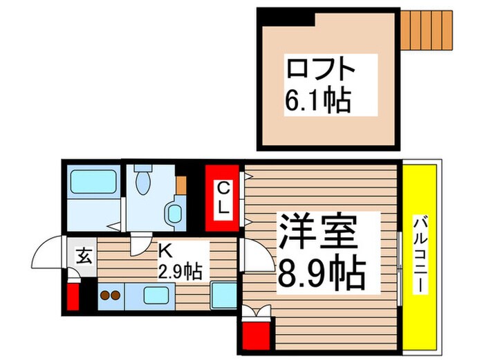 Zephyr Court丸山台Ⅱの物件間取画像
