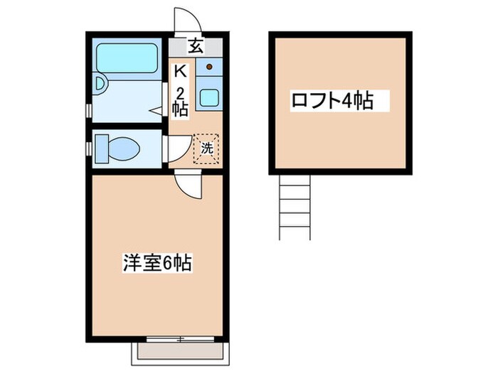 ロッシェル南橋本の物件間取画像