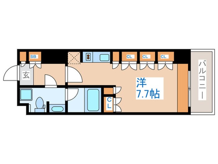パ－クハビオ東中野の物件間取画像