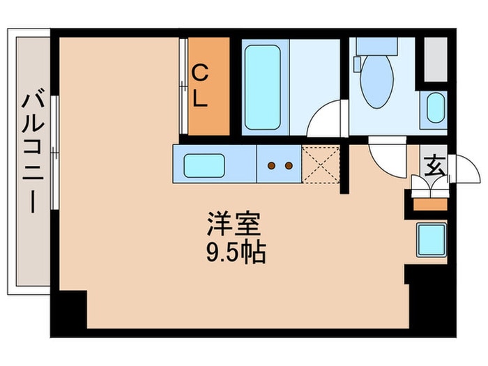 エスパシオ（３Ｆ）の物件間取画像