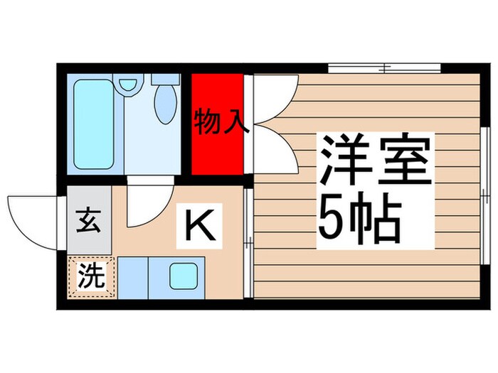 ラモーヌ南行徳の物件間取画像