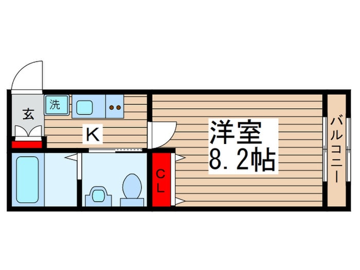 Siro松戸の物件間取画像