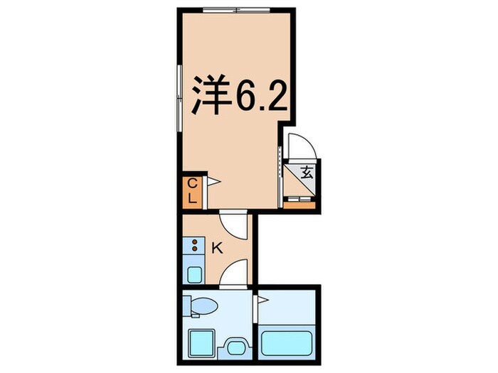 ベルサージュ堀切の物件間取画像