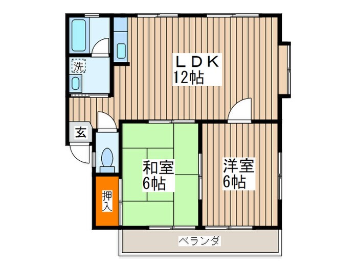 バウＫＳの物件間取画像
