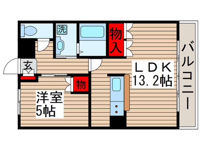 グラン・ウッドＢの物件間取画像