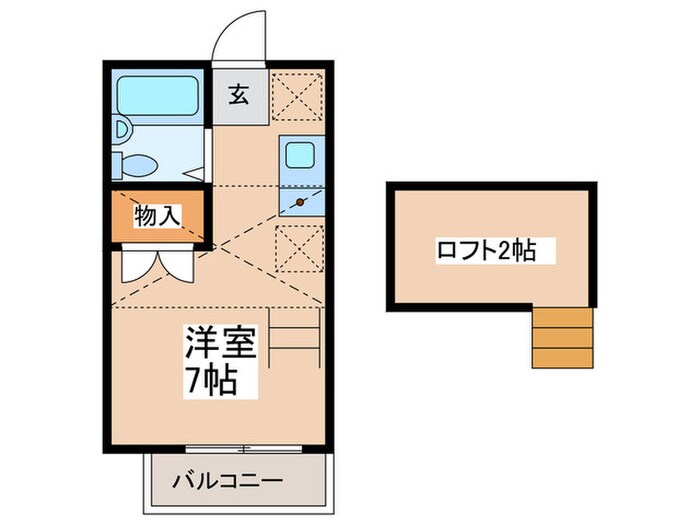 ロイヤルハイツの物件間取画像