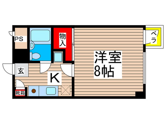 パディントンハウスの物件間取画像