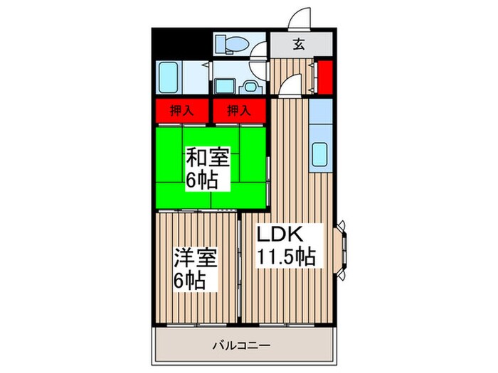 サンセピアの物件間取画像