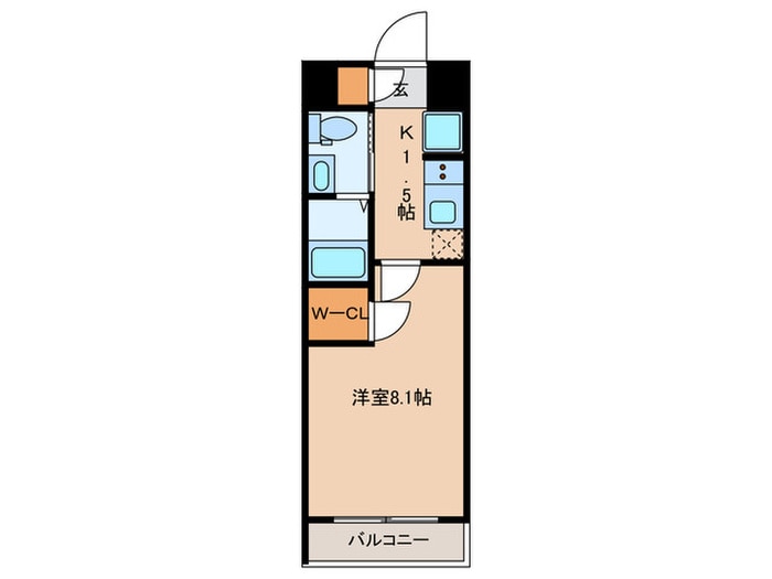 S-RESIDENCE目黒大岡山の物件間取画像