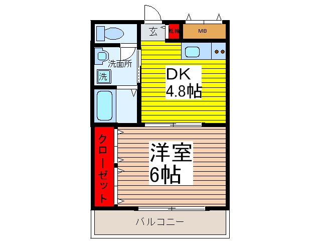 第１１秋葉ビルの物件間取画像