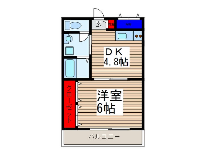 第１１秋葉ビルの物件間取画像