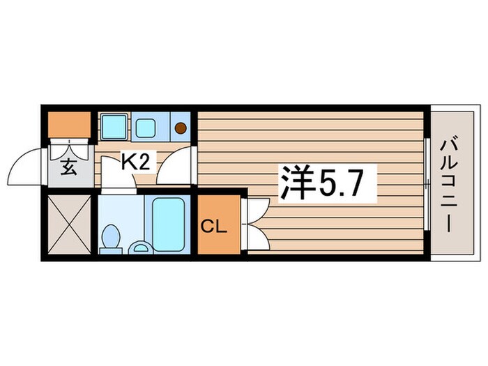 ジョイフル南林間第２の物件間取画像