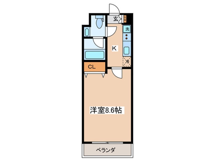 リアレスト池袋(403)の物件間取画像