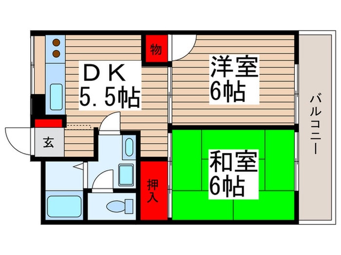 Ｓ.Ｔハイツビルの物件間取画像