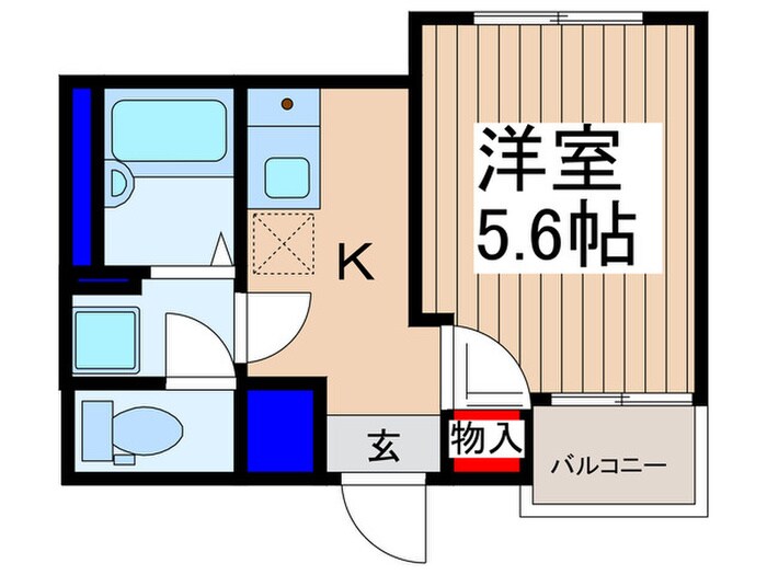 メゾン・ド・フルー五番館の物件間取画像