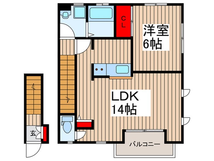 エストゥールの物件間取画像