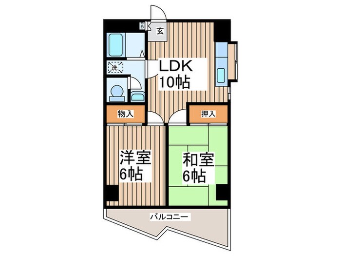 グロ－リ－高山の物件間取画像