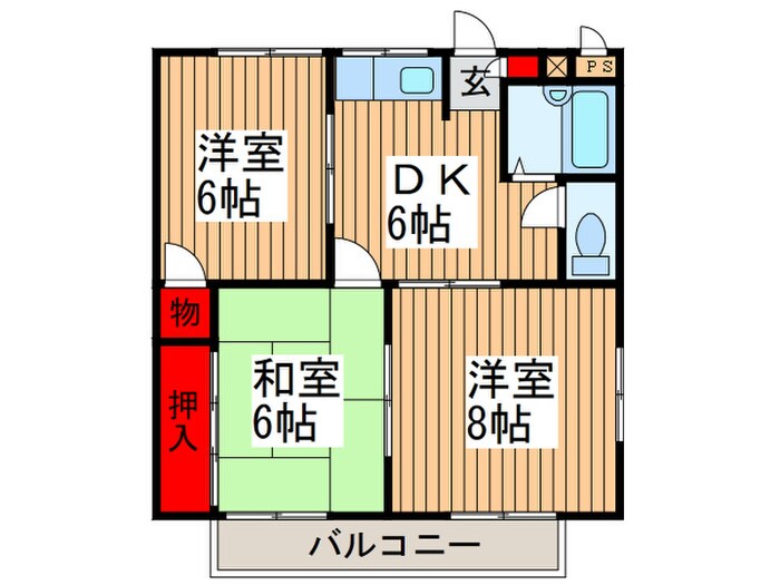 物件間取画像