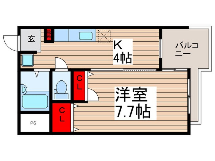 ドゥ・セナクールの物件間取画像