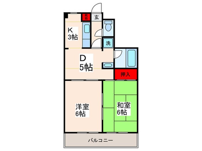 ラフィ－ネ篠崎の物件間取画像