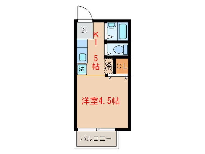 市川ハイツの物件間取画像