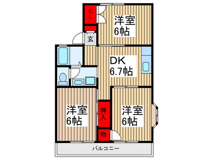 物件間取画像