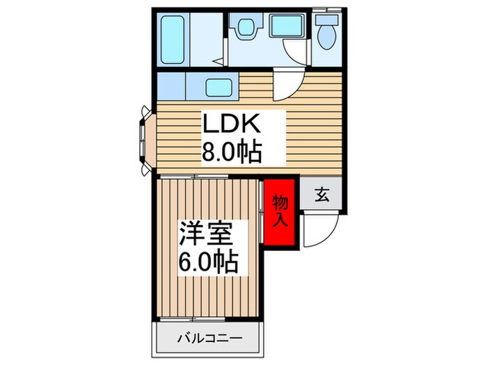 グレ－ス和光の物件間取画像