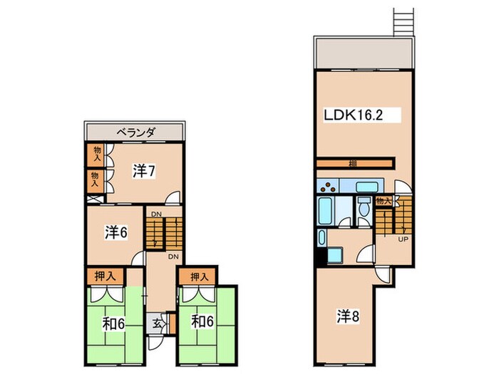 篠原台ビュ－ハイツ(105)の物件間取画像